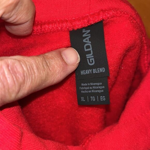 Soft Red Trucker Truck Driver Kenworth Sales Logo Hooded Hoodie Sweatshirt XL - Picture 4 of 4